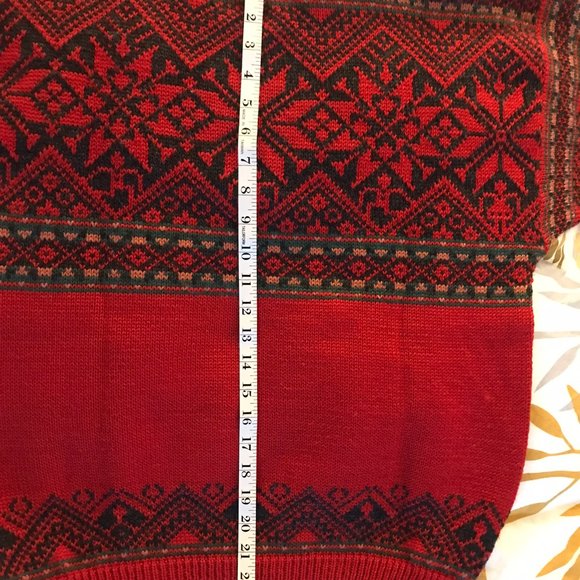 Dale of Norway Red Sweater Size Small - Picture 16 of 16